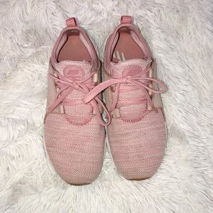 New Balance blush pink tennis shoes